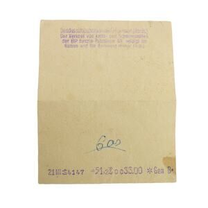 Vintage 1964 Gas Recipe Germany Ephemera Souvenir Funny